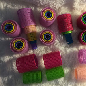 Velcro hair rollers.  Set of 43, various sizes.
